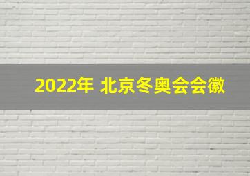 2022年 北京冬奥会会徽